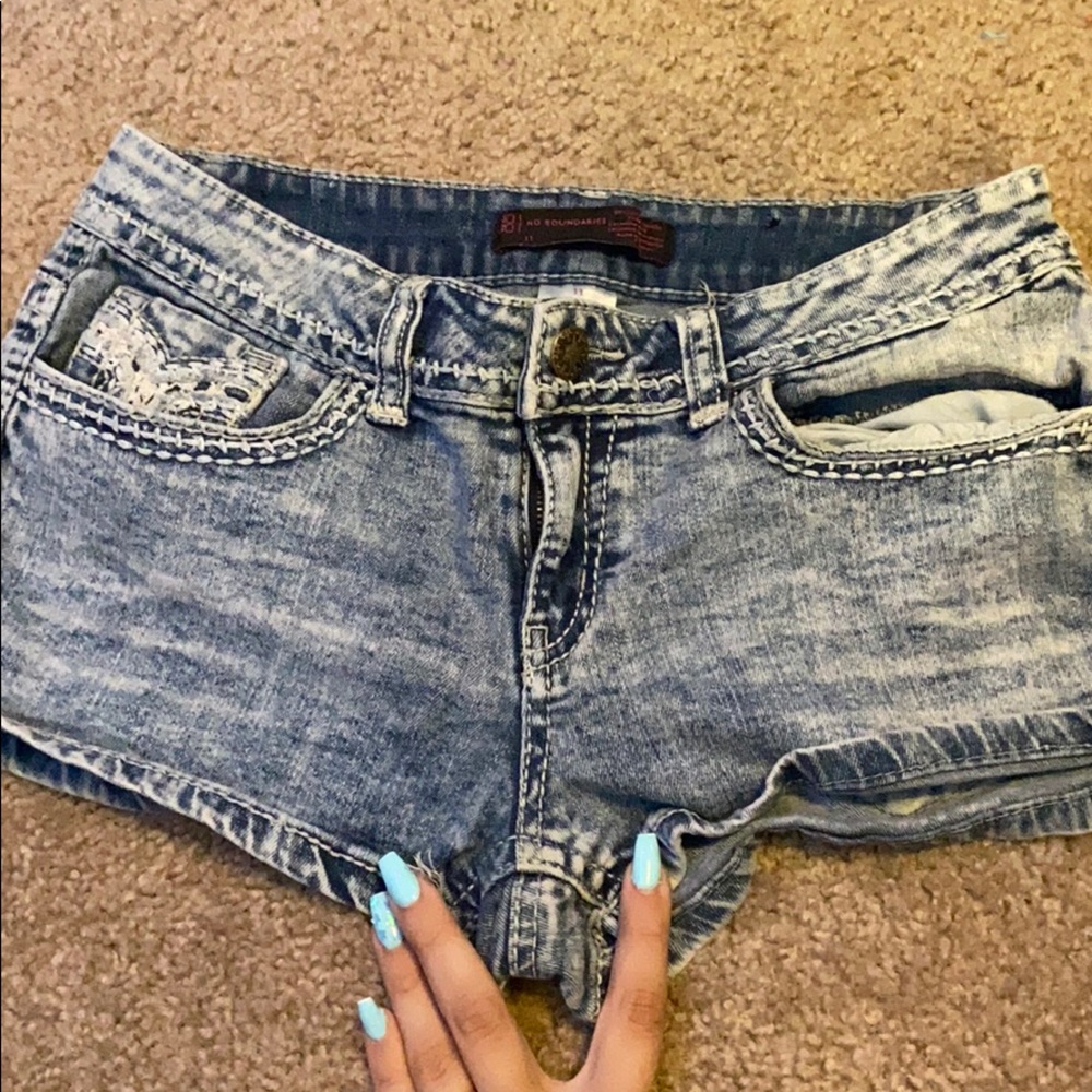 adorable blue shorts